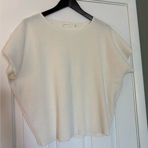 Cyrus Cream Boxy Relaxed Sweater